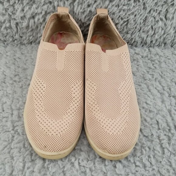 Born Shoes Womens 9 Antero TanKnit Slip On Perforated Mesh Sneakers *Read* - Picture 2 of 9